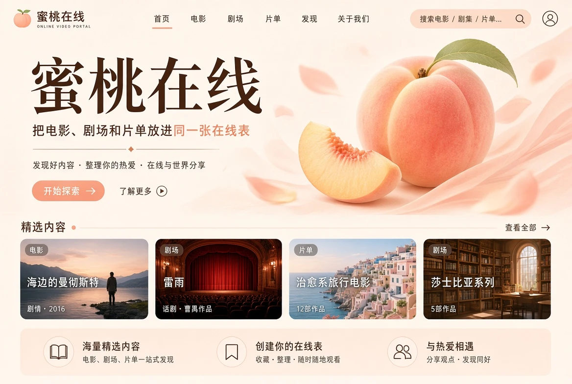蜜桃在线观影主题主视觉